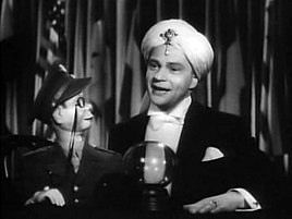 Edgar Bergen and his puppet Charlie McCarthy