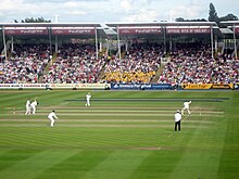 Match de cricket à Edgbaston Cricket Ground.