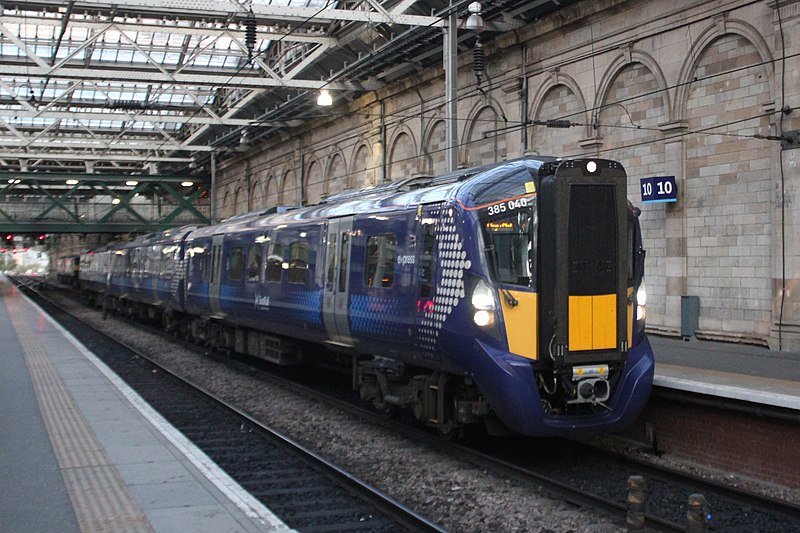 File:Edinburgh - Abellio 385040 Shotts service.JPG