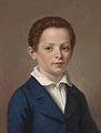 Portrét chlapce v modrém (1849)
