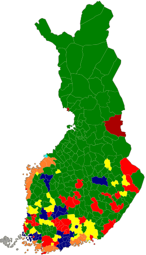 Finnische Zentrumspartei: Geschichte, Wahlergebnisse, Liste der Parteivorsitzenden