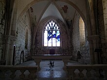 Inside the church