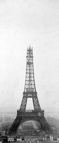 Eiffel Tower 20 January 1889