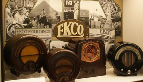 Architect-designed EKCO bakelite radios from the 1930s