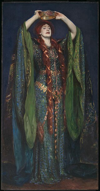 <i>Ellen Terry as Lady Macbeth</i> Painting by John Singer Sargent