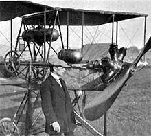 Emile Taddéoli and his Dufaux 4, 1910