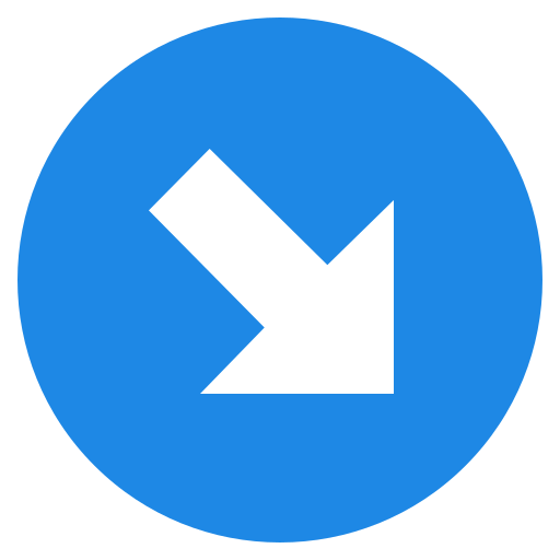 File:Eo circle blue white arrow-down-right.svg
