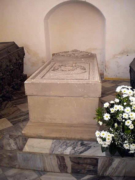 Eric's grave at St. Mary's in Darłowo