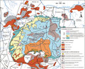 Geologische Karte des Erongo-Komplexes