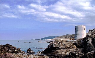 Torra di Tòllari Genoese coastal defence tower in Corsica