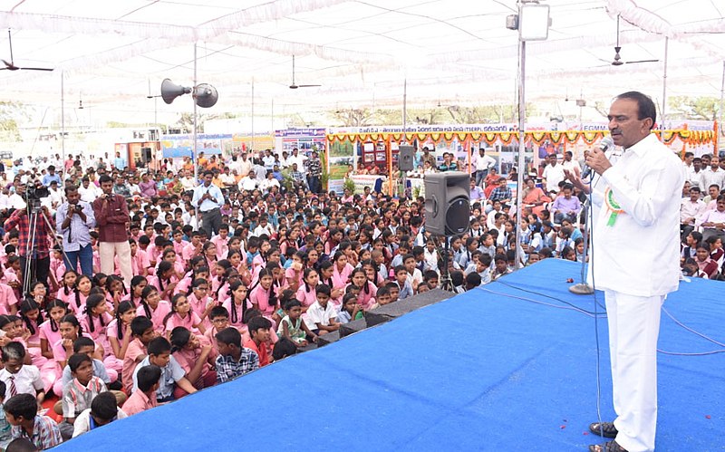 File:Etela Rajender addressing the gathering at the Public Information Campaign, in Huzurabad, Karimnagar District of Telangana.jpg