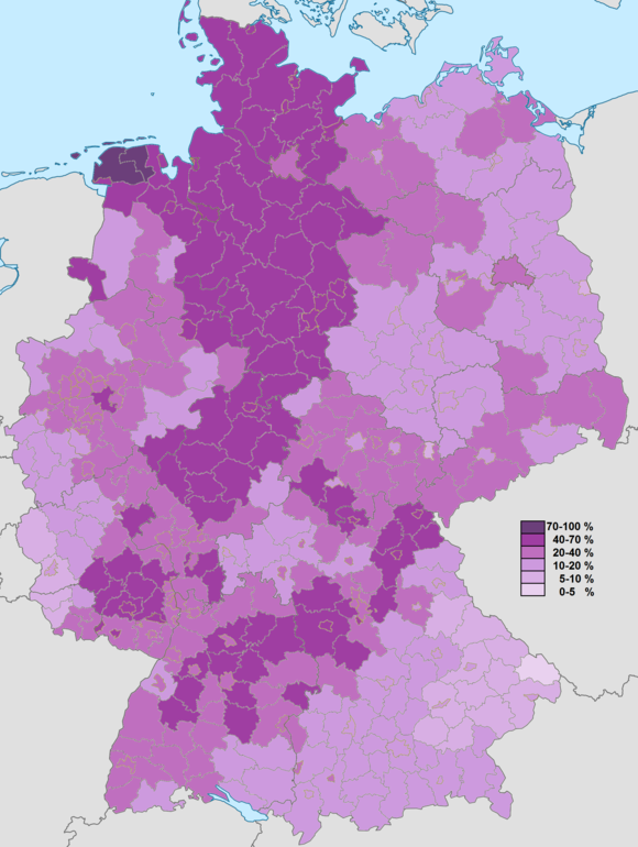Protestantyzm w Niemczech.