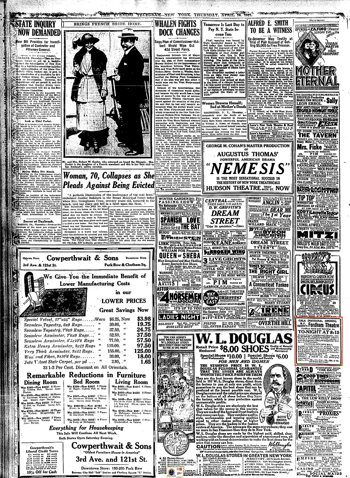 Evening Telegram, 1913-02-20 - Evening Telegram, 1900-1918