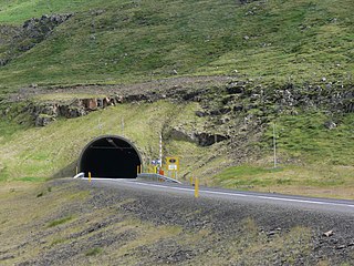 Fáskrúðsfjarðargöng road tunnel in Iceland
