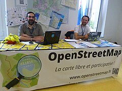 Openstreetmap展台 （2015）