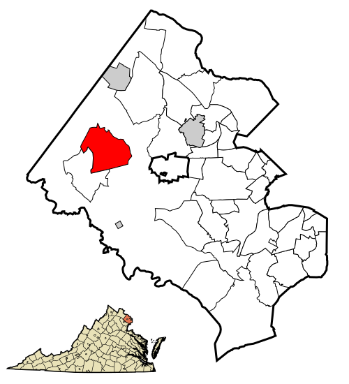 File:Fairfax County Virginia Incorporated and Unincorporated Areas Chantilly highlighted.svg