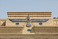 Faravahar on Fire Temple, Yazd.jpg