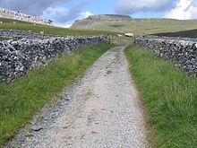 Fell Lane, near Ingleton towards the fellgate and Ingleborough, North Yorkshire, England Fellgate.jpg