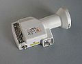An optical fibre LNB (with fibre connection and conventional F-connector for power input) FibreLNB.jpg