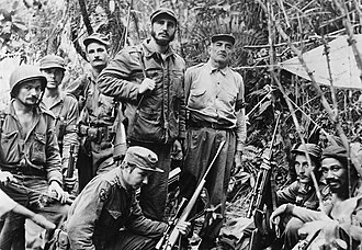 Fidel Castro and his men in the Sierra Maestra, ca. 1957 Fidel Castro and his men in the Sierra Maestra.jpg