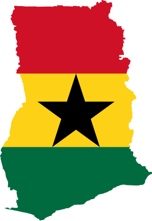 Flag map of Ghana.svg