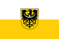 Flag of Silesia and Lower Silesia (with eagle).png