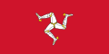 The flag of the Isle of Man