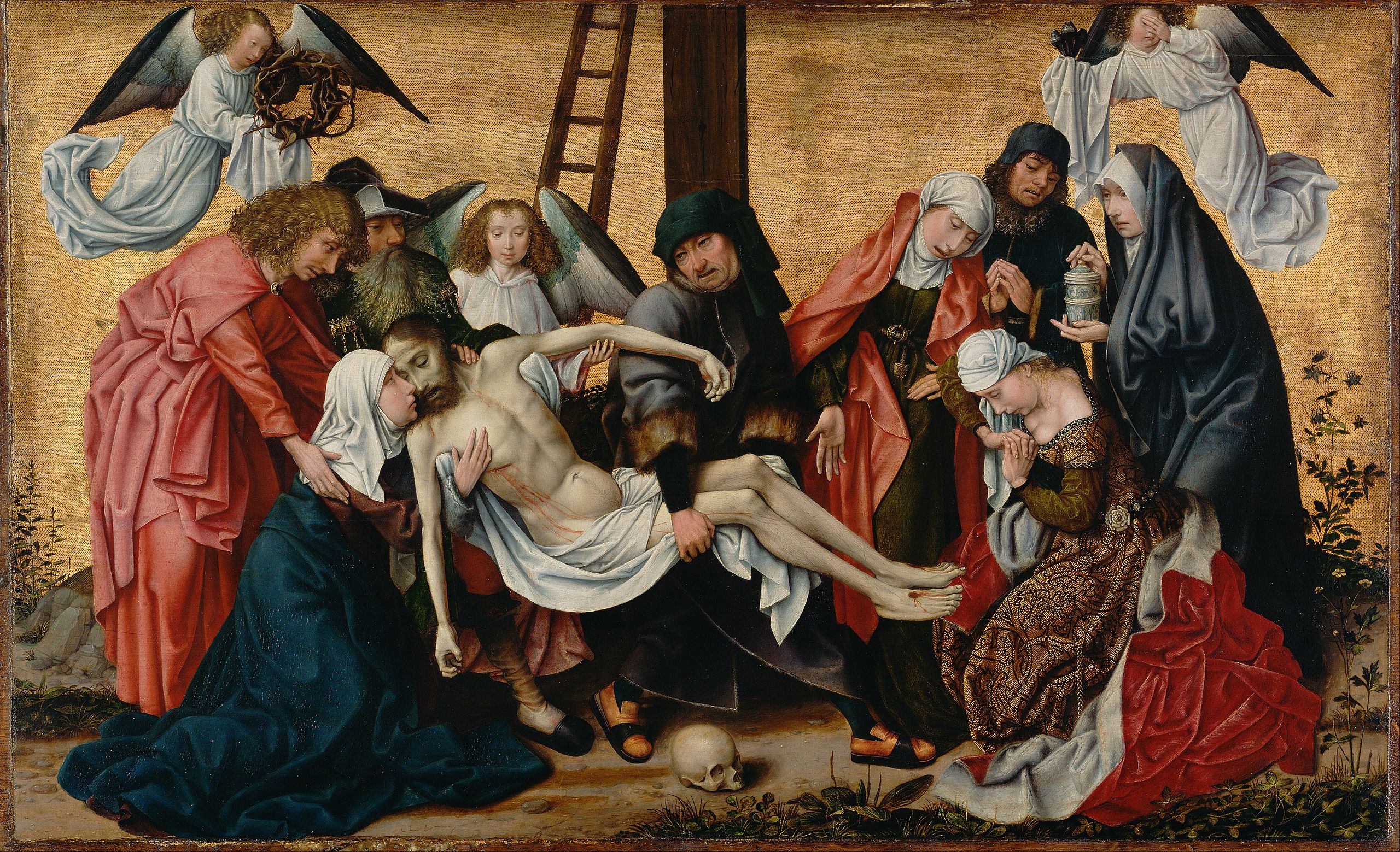 vezel erotisch riem File:Follower of Rogier van der Weyden (Netherlandish - The Deposition -  Google Art Project.jpg - Wikimedia Commons