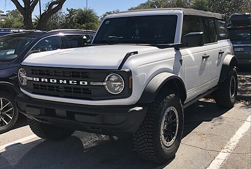 Ford Bronco, off-road mid-size SUV with a compact 2-door version available