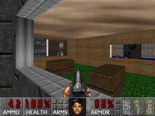 Deux jeux de tir subjectif : FreeDoom, une reproduction libre de Doom (1992) et S.T.A.L.K.E.R.: Call of Pripyat (2009).