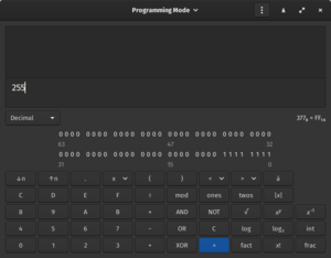 Калькулятор GNOME, который использует MPFR, начиная с версии 3.15.4