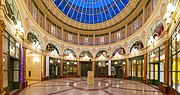 Rotunda of the Galerie Colbert, built in 1826 as a rival to the next and then very popular Galerie Vivienne covered passageway