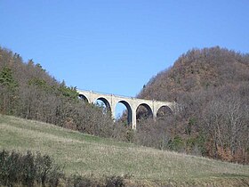 Illustratives Bild des Selle-Viadukt-Abschnitts