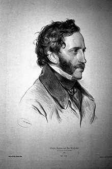 Friedrich Gauermann, Lithograph by Josef Kriehuber GauermannLitho.jpg