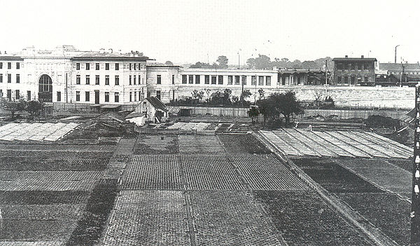 A view of the railway station in Heiligenstadt from the Karl-Marx-Hof