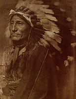 Indiánský náčelník, ~1901