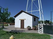 Gilbert’s first jail house was built in 1918 and later used as a pump house. The structure is listed as historical by the Gilbert Heritage District.