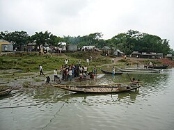 Skyline di Goalandaghat, Bangladesh