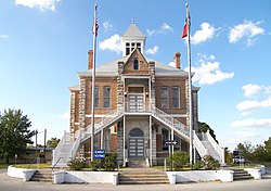 The Grimes County Courthouse in Anderson