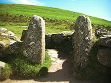 Entrance to one of the buildings within Grimspound Grimspound Entrance.JPG