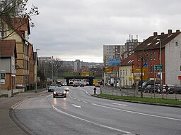 Landstraße in Osten