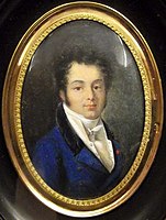 Portrait du baron Guillaume Peyrusse signé Edouard-Joseph Corbet (1772-1825), visible au Musée des beaux-arts.