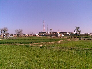 Gulyana Town in Punjab, Pakistan