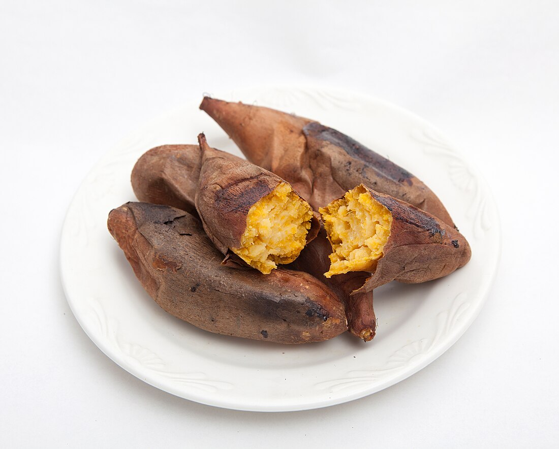 Roasted sweet potato