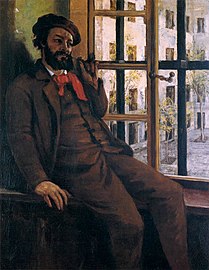 Gustave Courbet - omakuva Sainte-Pélagiella - WGA05498.jpg