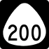Hawaii Route 200 marker