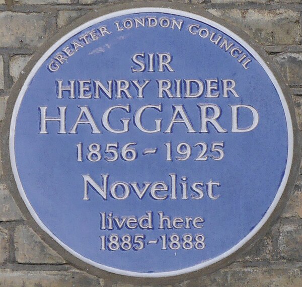 Blue plaque, 69 Gunterstone Road, London