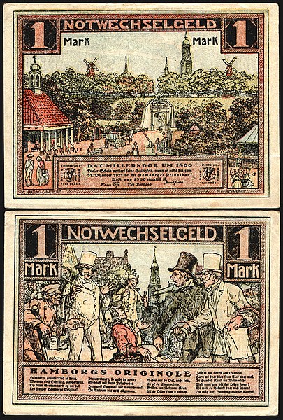 File:Hamburg Notgeld 1 Mark 1921.jpg
