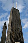 John Hancock Center and Chicago water tower