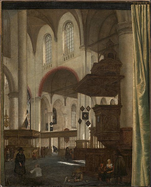 File:Hendrick Cornelisz. van Vliet - Interior of the Oude Kerk, Delft - 17.1411 - Museum of Fine Arts.jpg